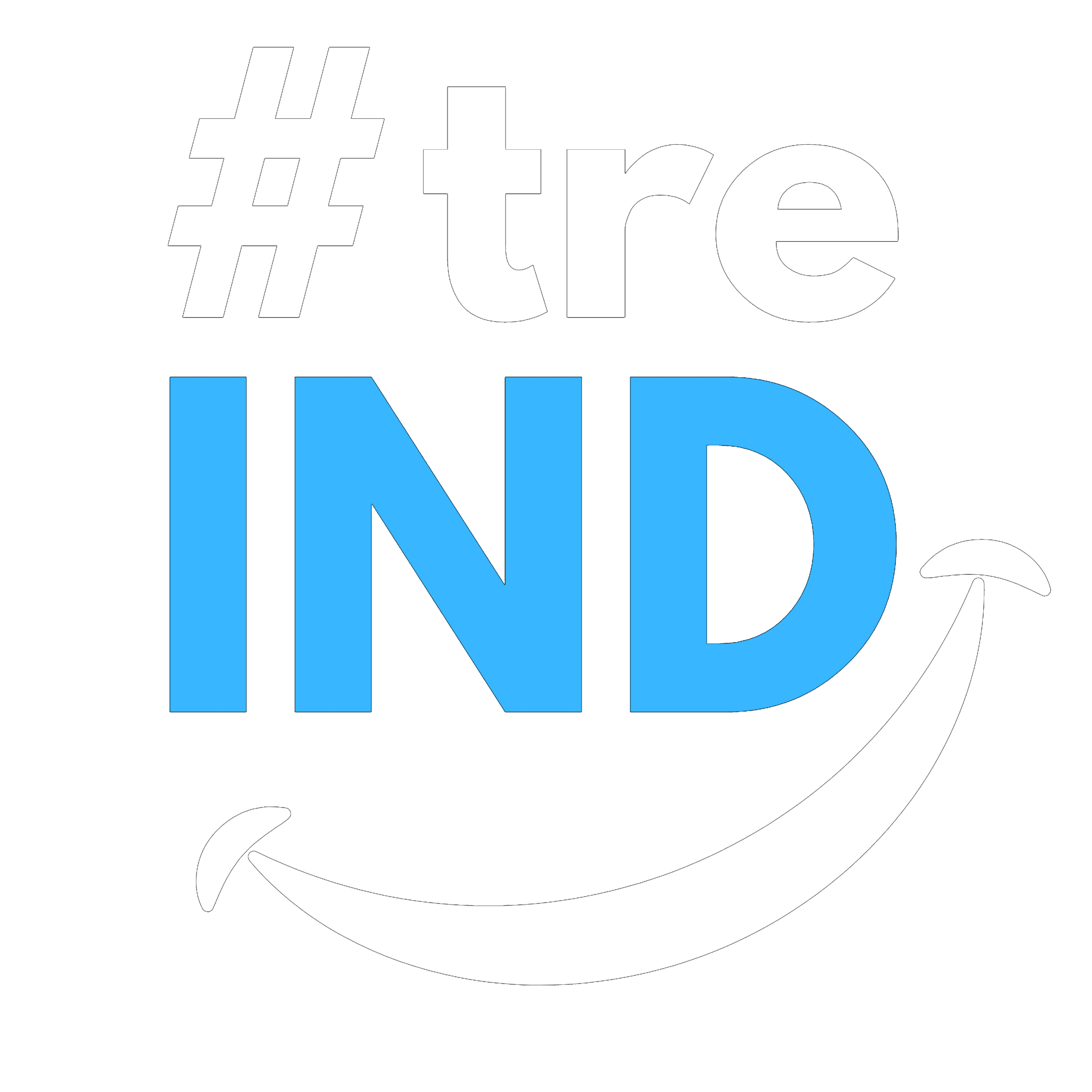 #treIND — logo z uśmiechem